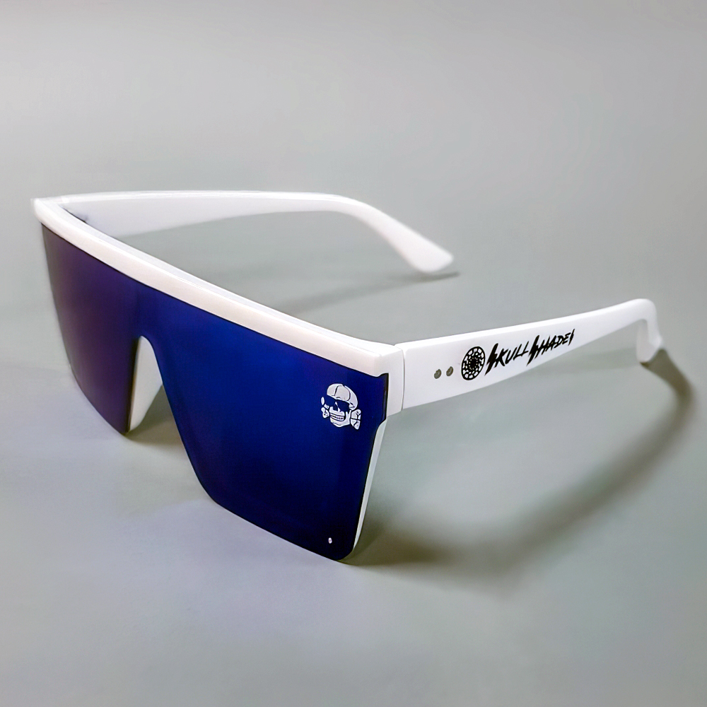 White Boy Winter [NAVY] • Skull Shades
