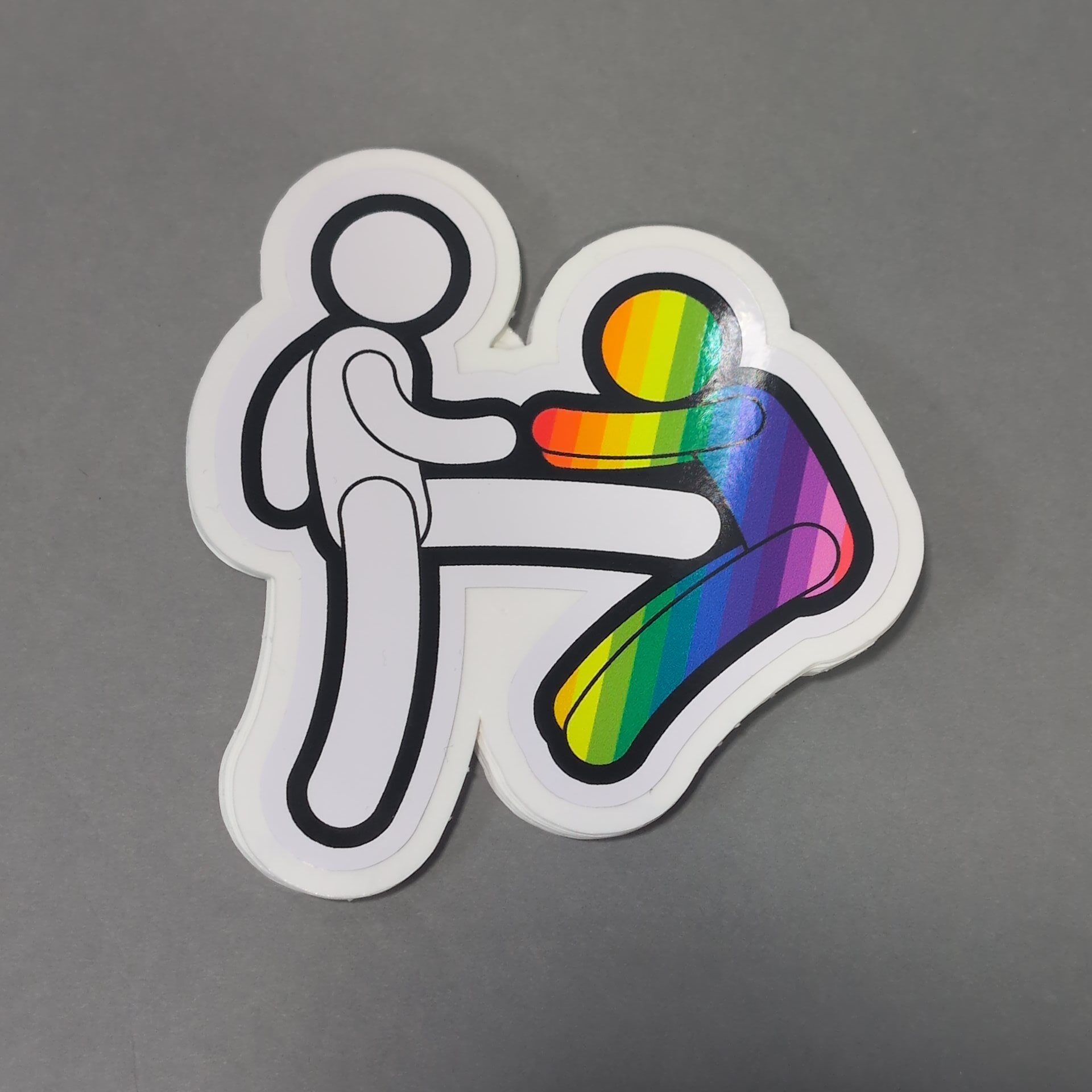 Kick a Faggot • Sticker