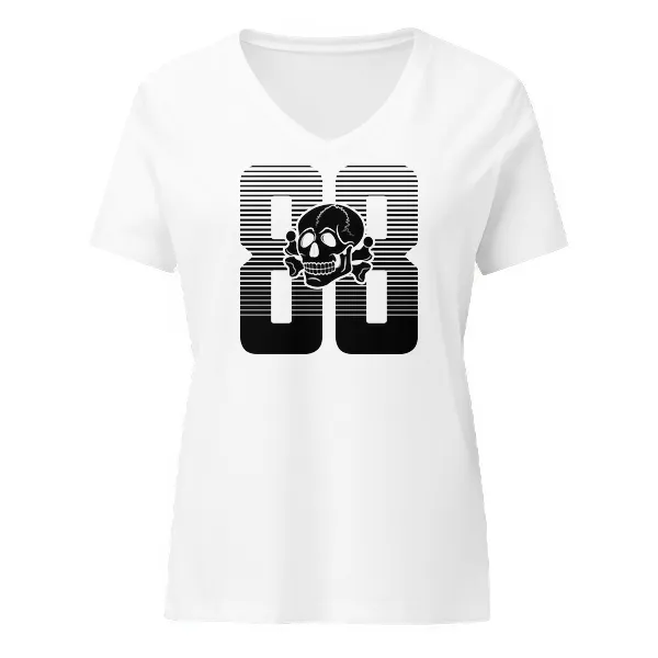 88 Totenkopf - Ladies • T-shirt • V-neck • Premium
