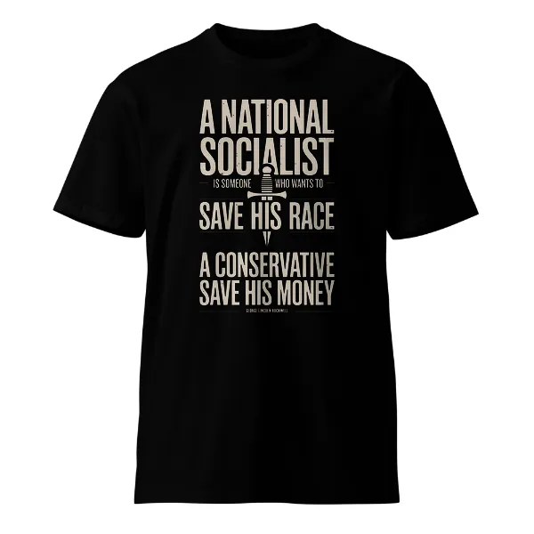 A National Socialist - Mens • T-shirt • Crew • Supreme