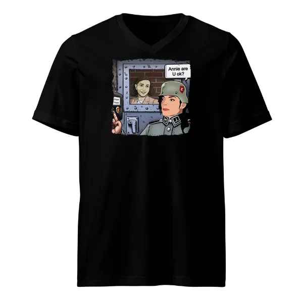 Annie Are You OKAY - Mens • T-shirt • V-neck • Premium