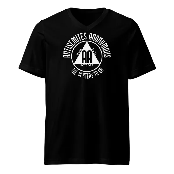 Anti Semites Anonymous - Mens • T-shirt • V-neck • Basic