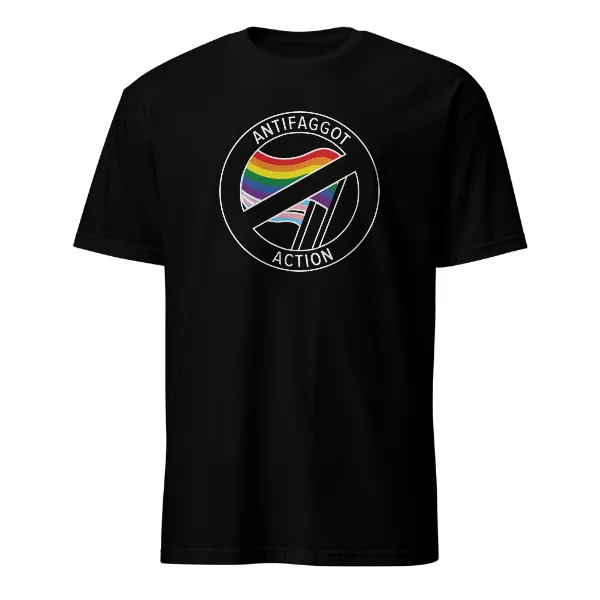 Antifaggot Action - Mens • T-shirt • Crew • Basic
