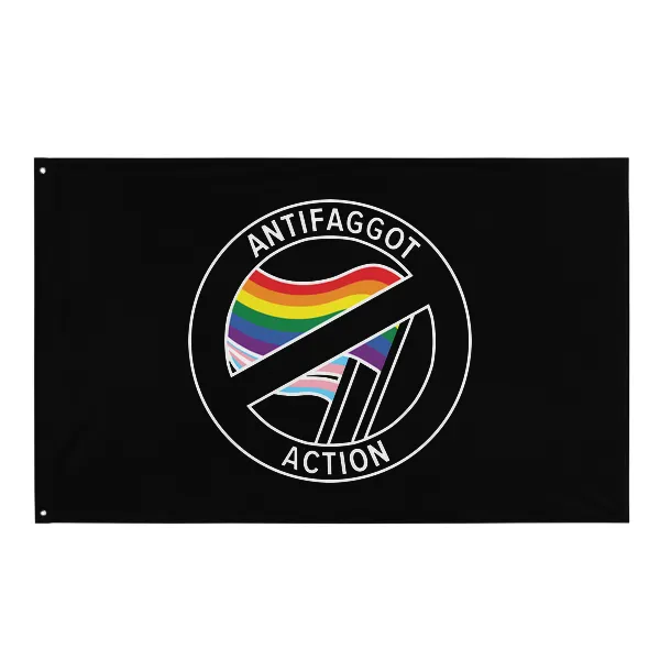 Antifaggot Action - Flag • Small