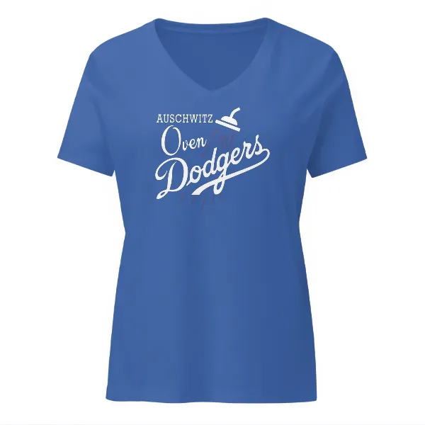 Auschwitz Oven Dodgers - Ladies • T-shirt • V-neck • Premium