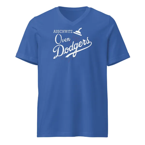 Auschwitz Oven Dodgers - Mens • T-shirt • V-neck • Premium