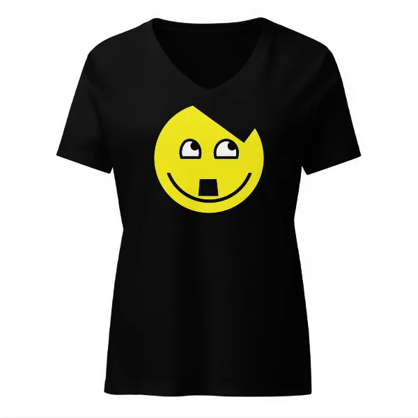 Be Happy - Ladies • T-shirt • V-neck • Basic