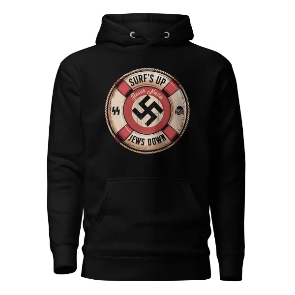 Beach Nazis Lifesaver Retro - Mens • Hoodie • Premium