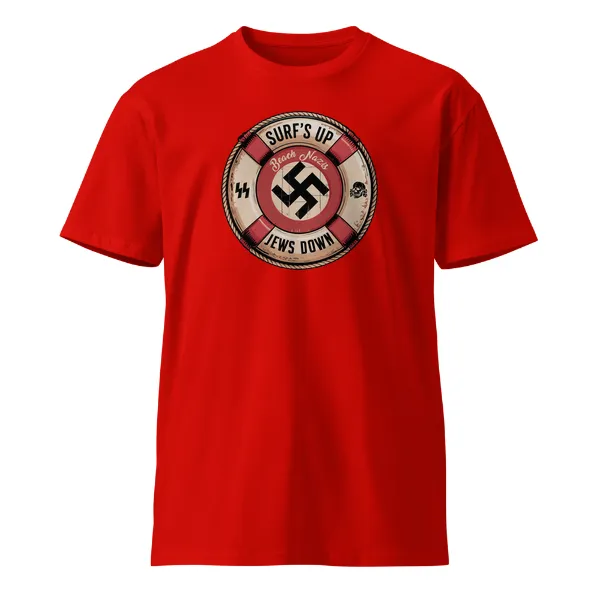 Beach Nazis Lifesaver Retro - Mens • T-shirt • Crew • Supreme - Image 3