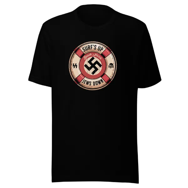 Beach Nazis Lifesaver Retro - Mens • T-shirt • Crew • Premium
