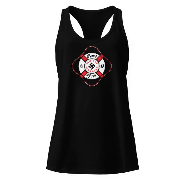 Beach Nazis Lifesaver Swastika - Ladies • Razorback Tank • Premium