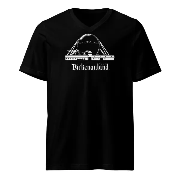 Birkenauland - Mens • T-shirt • V-neck • Basic