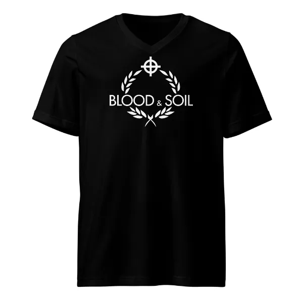 Blood & Soil - Mens • T-shirt • V-neck • Basic