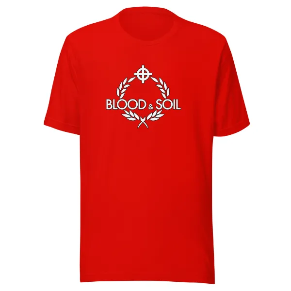 Blood & Soil - Mens • T-shirt • Crew • Premium - Image 3