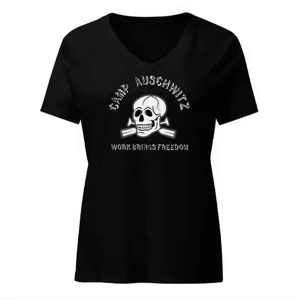Camp Auschwitz Paddles - Ladies • T-shirt • V-neck • Premium