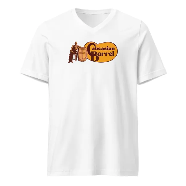 Caucasian Barrel - Mens • T-shirt • V-neck • Premium