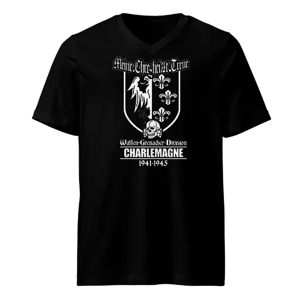 Charlemagne Waffen-Grenadier-Division - Mens • T-shirt • V-neck • Basic