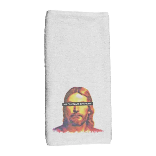 Christ Sees No Political Solution - Hand Towel