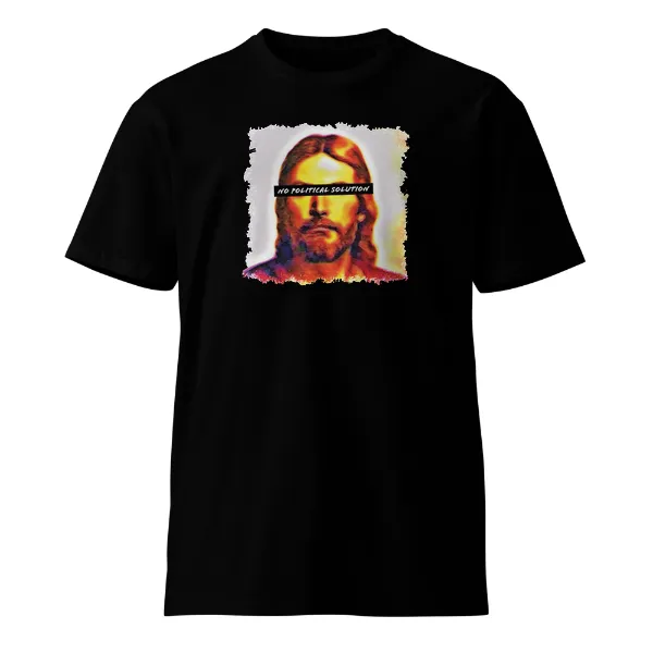 Christ Sees No Political Solution - Mens • T-shirt • Crew • Supreme