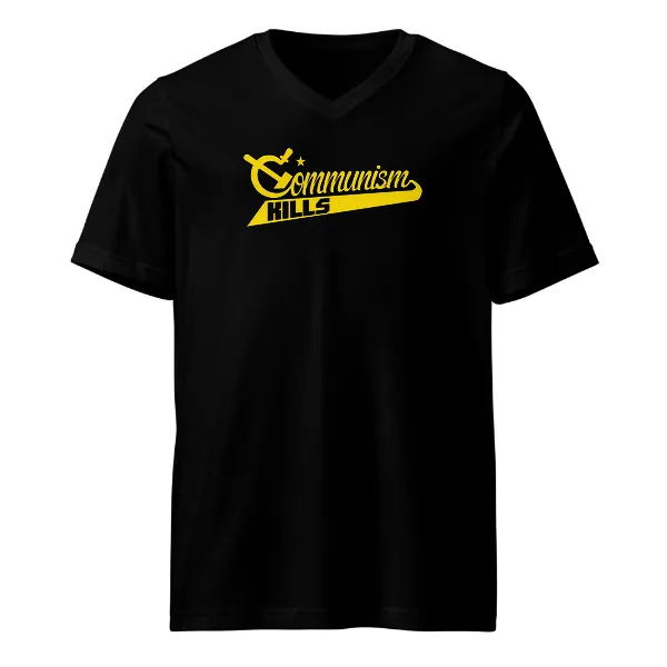Communism Kills - Mens • T-shirt • V-neck • Premium