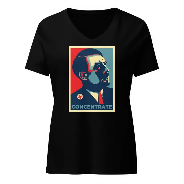 Concentrate - Ladies • T-shirt • V-neck • Basic