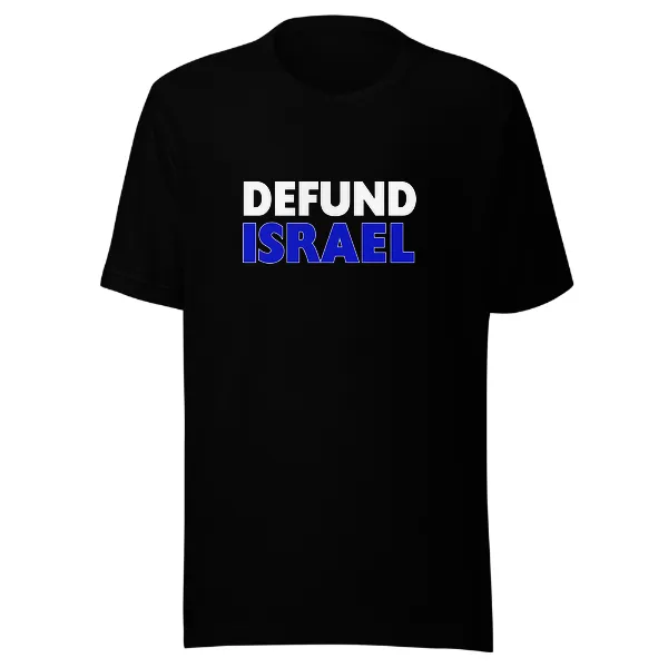 Defund Israel - Mens • T-shirt • Crew • Premium