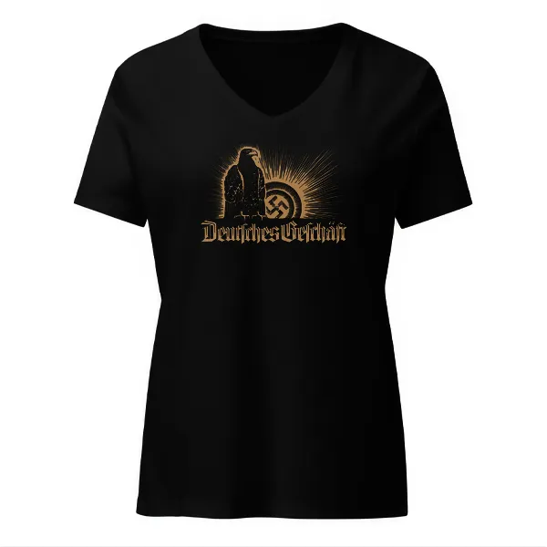 Deutsches Geschäft - Ladies • T-shirt • V-neck • Premium