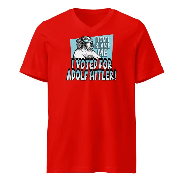Don't Blame Me Dog - Mens • T-shirt • V-neck • Basic - Image 3