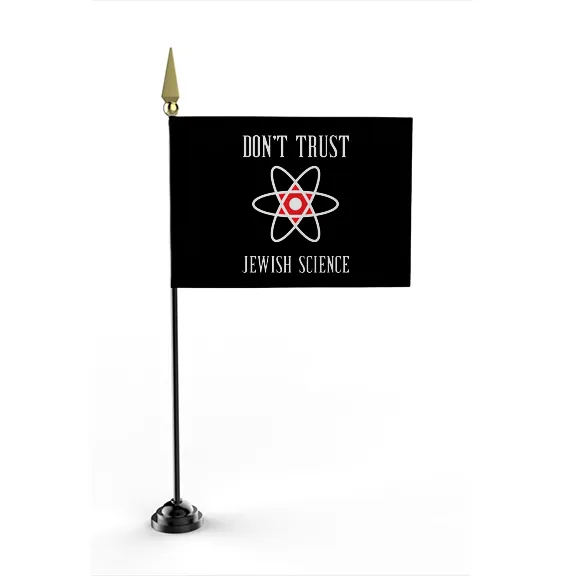Dont Trust Jewish Science - Flag • Mini