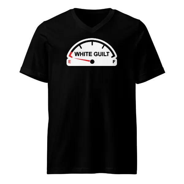 Empty White Guilt - Mens • T-shirt • V-neck • Basic