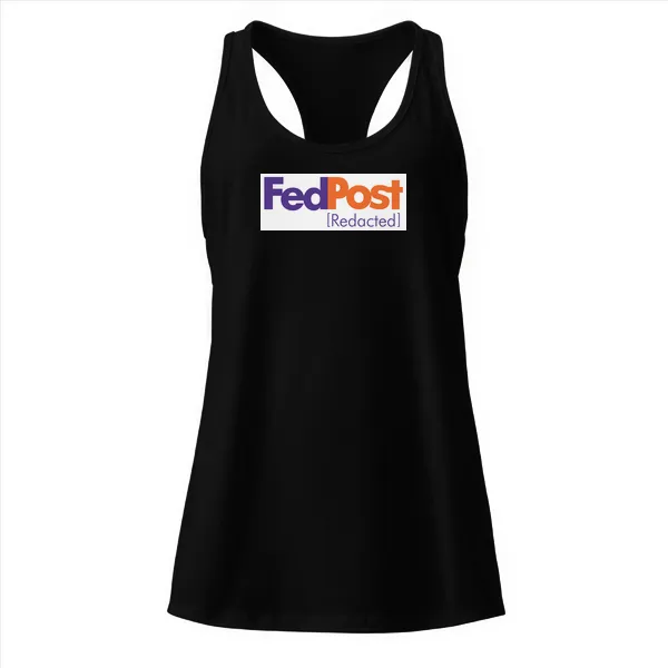 Fed Post Redacted - Ladies • Razorback Tank • Premium