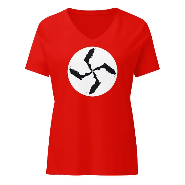 Florida Swastika - Ladies • T-shirt • V-neck • Premium