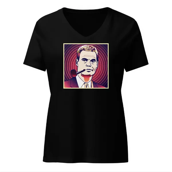 GLR Retro - Ladies • T-shirt • V-neck • Basic