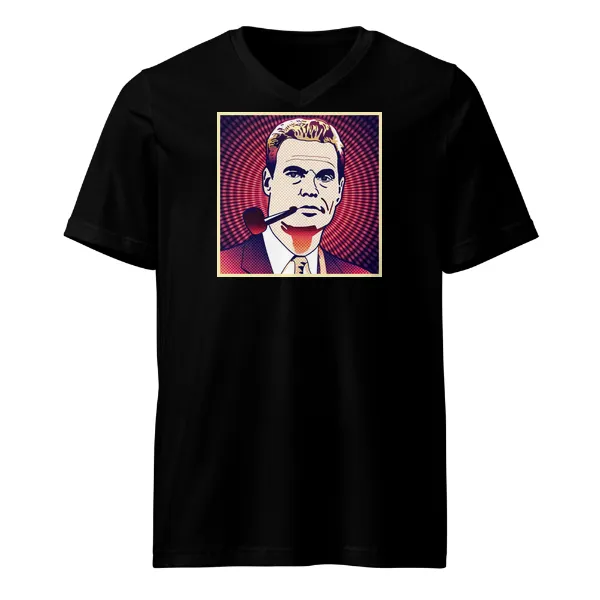 GLR Retro - Mens • T-shirt • V-neck • Basic