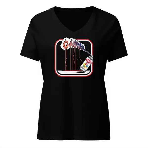 Gasss - Ladies • T-shirt • V-neck • Basic