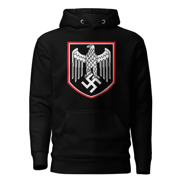 German War Eagle Shield - Mens • Hoodie • Premium