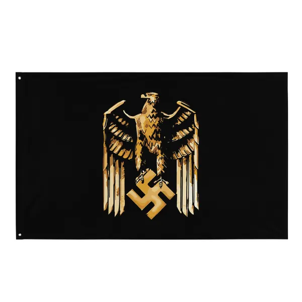 Golden German War Eagle - Flag • Small
