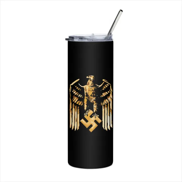 Golden German War Eagle - Tumbler