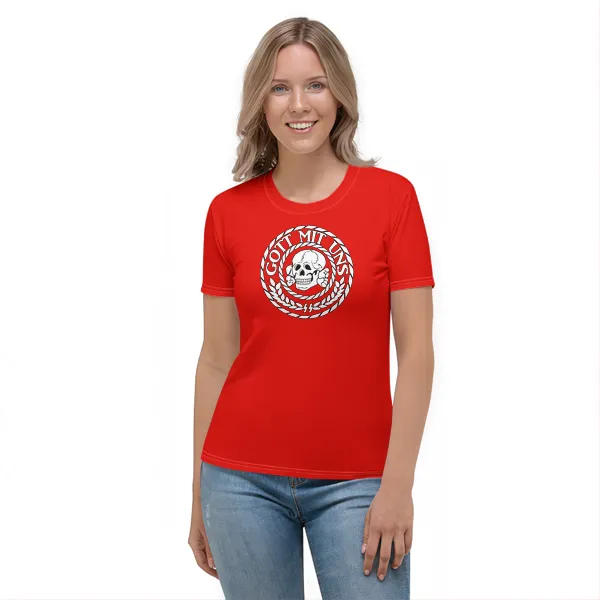 Gott Mit Uns - Ladies • T-shirt • Crew • Basic - Image 3