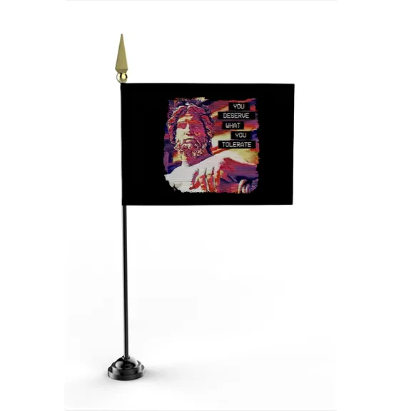 Hadrian You Deserve What You Tolerate - Flag • Mini