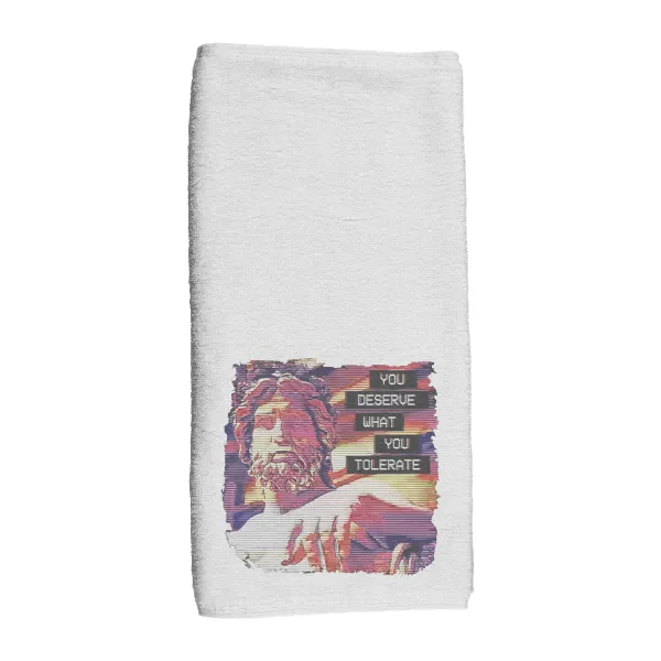 Hadrian You Deserve What You Tolerate - Hand Towel