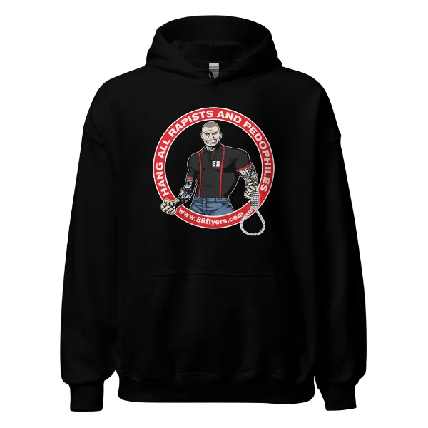 Hang All Rapists and Pedophiles - Mens • Hoodie • Basic