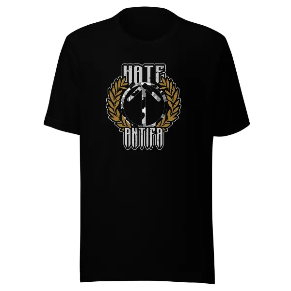 Hate Antifa - Mens • T-shirt • Crew • Premium