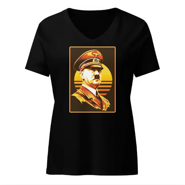 Hitler Retro - Ladies • T-shirt • V-neck • Basic