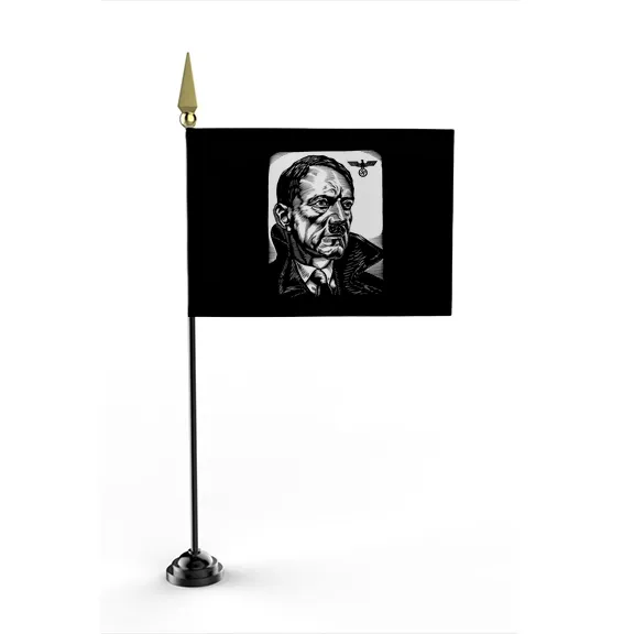 Hitler Sketch - Flag • Mini