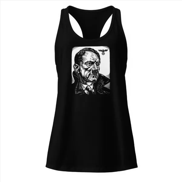 Hitler Sketch - Ladies • Razorback Tank • Premium