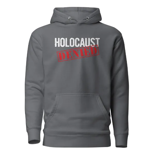Holocaust Denied - Mens • Hoodie • Premium - Image 3