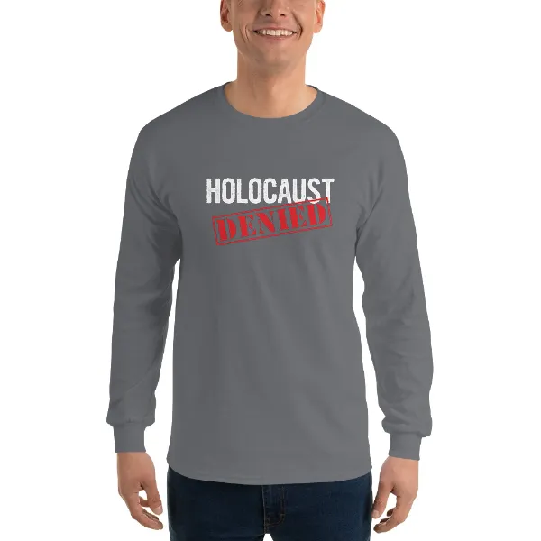 Holocaust Denied - Mens • T-shirt • Long Sleeve • Basic - Image 3