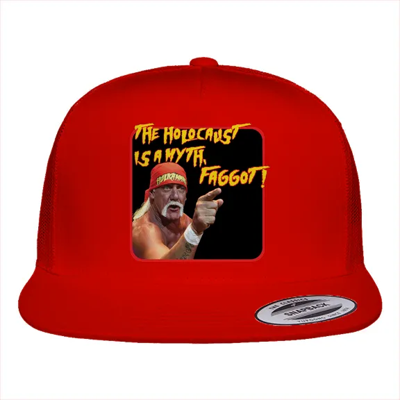 Hulk Fuck You Faggot Holocaust Myth - Hat • Trucker - Image 3