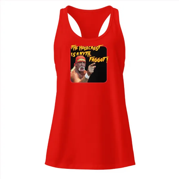Hulk Fuck You Faggot Holocaust Myth - Ladies • Razorback Tank • Premium - Image 3